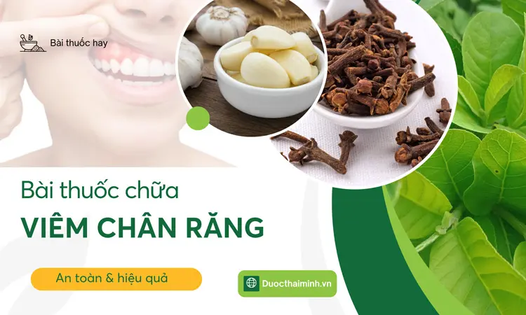 7+ bài thuốc dân gian chữa viêm chân răng tại nhà