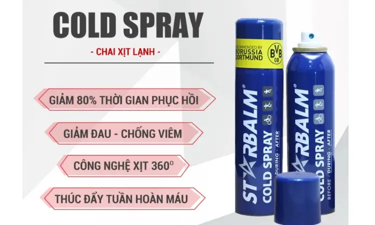 xịt giảm đau thể thao