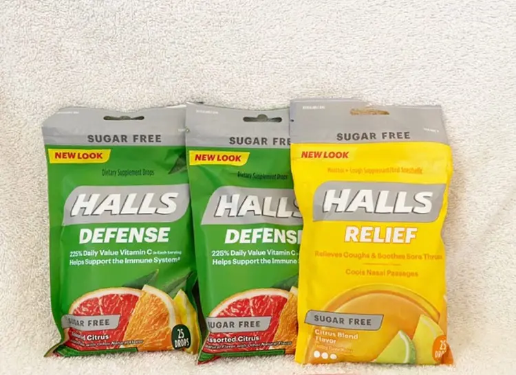 Kẹo ngậm đau họng Mỹ halls