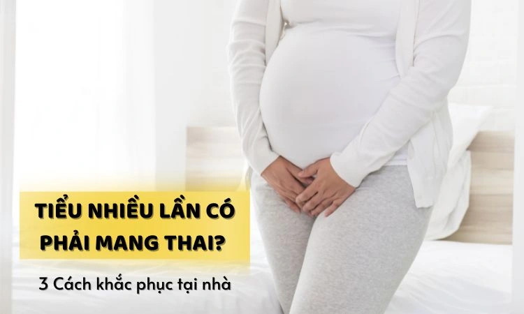 Giải đáp tiểu nhiều lần trong ngày phải mang thai không? 