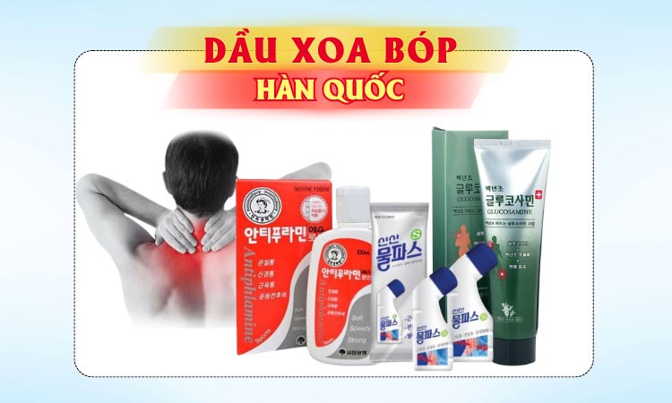 dầu xoa bóp hàn quốc