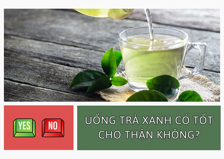 Uống trà xanh có tốt cho thận không