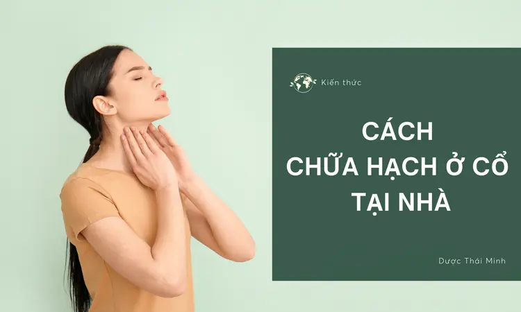 cách chữa hạch ở cổ tại nhà