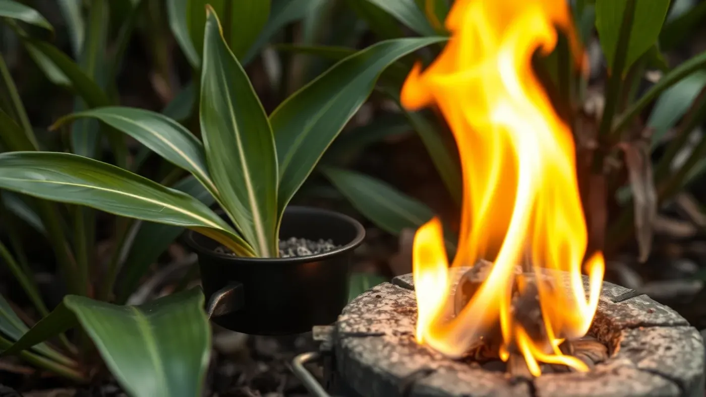 Hơ nóng lá náng hoa trắng đắp bong gân